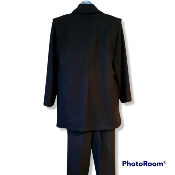 Stephanie Mathews Wool Coat Womens Size M/L 8/10 Fully Lined Wool Peacoat - Picture 12 of 16